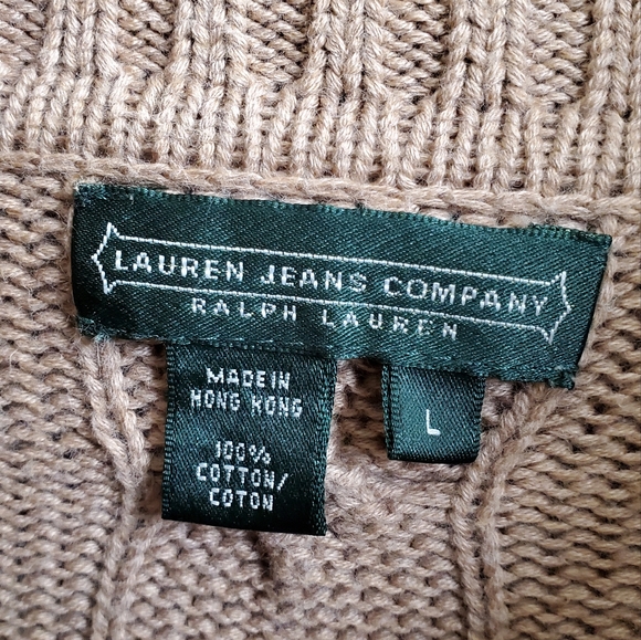 Lauren Jeans Company Large Cardigan Button up Sweater - Picture 2 of 9